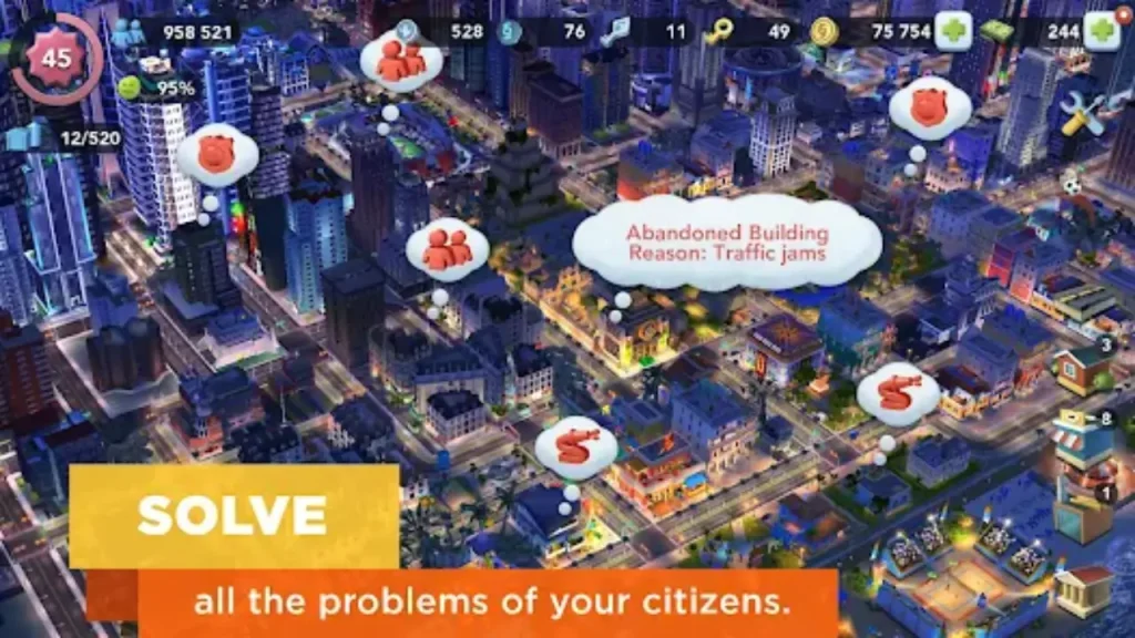 Download SimCity BuildIt MOD APK v1.45.1 Free for Android